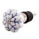 Blue Flower Medium Ceramic Wine Stopper